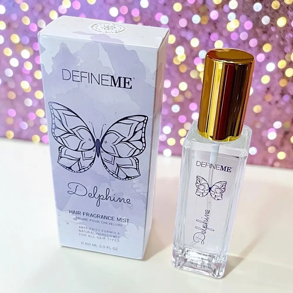 Defineme Fragrance Delphine Anti-Frizz Hair Fragrance Mist New In Box 2 fl Oz